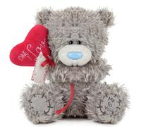 EduPlayte Ours en Peluche Teddy 14 Cm, Poupée en Peluche Grise, Jouets pour Petits Ours, Adorable pour Câliner et Jouer, Poupée de la Saint-Valentin, Une Excellente Idée Cadeau