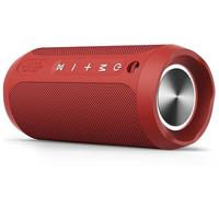 EDUPLINK Haut-Parleur Bluetooth, Haut-parleurs Portables sans Fil, Haut-Parleur étanche IPX7, stéréo d'appariement TWS, Longue durée de Lecture pour la Maison, Les Voyages, Rouge