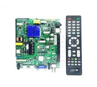 EDUQKWQS Compatible avec New Jav, Compatible avec Suntech, Carte Mère TV LCD 3 en 1 Pb801(45-65V)