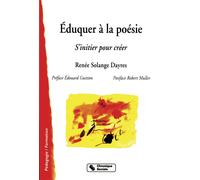 Eduquer a la poesie - RS DAYRES - Chronique Sociale - broché - Etude