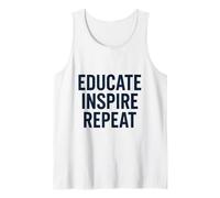 Éduquer, inspirer, répéter - Design de motivation des enseignants Débardeur