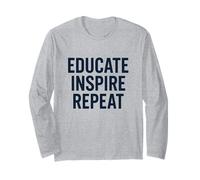 Éduquer, inspirer, répéter - Design de motivation des enseignants Manche Longue