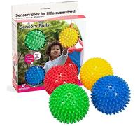 Edushape 10cm Sensory Balls Pack of 4 (Colours Vary)