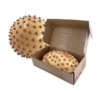 Edushape Balle sensorielle originale pour bébé - Boule de couleur crème bohème chic de 17,8 cm améliore la motricité globale des enfants de 6 mois et plus