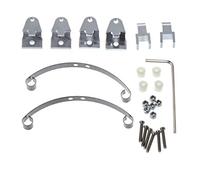 Eduuyvee Kit de suspension de ressort en acier pour camion et crawer B14 B16 B24 B36 Ural Q60 Q61 Q62 Q63 Q64 6X6 Argenté