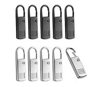 Eduuyvee Lot de 10 fermetures éclair en métal - Extracteur de fermeture éclair - Extenseur de réparation pour valises et scies