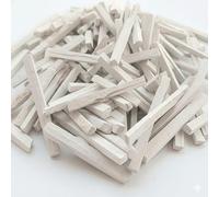 Eduway Bitti Lot de 100 crayons à craie en ardoise naturelle naturelle naturelle pour écriture et création | Boîte à barres d'ardoise naturelle pure pour tableau noir et vert | (Saleti Chalk)