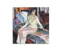 Edvard Munch Impression sur toile moderne pour salon, chambre à coucher, bureau 60 x 60 cm