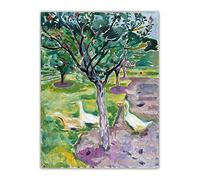 Edvard Munch Kit de peinture 5D Motif oies dans un verger 1911 40,6 x 50,8 cm