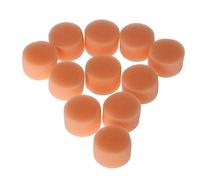 EdvenA 50 pièces 1 pouce 25mm éponge cirage polissage tampon de polissage for voiture polisseuse M6 tampon de polissage plaque de support for outil rotatif (Color : 50pcs Orange, Size : A)
