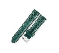 EDVENA Bracelet De Montre En Cire D'huile Noire, Fait À La Main, 18mm 19mm 20mm 21mm, Étanche, Poreux, Respirant, En Cuir Véritable, For Hommes Et Femmes(Light blue,21mm)