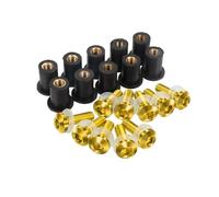 EdvenA Kit de vis de boulons de Pare-Brise M5 5 mm, 10 pièces, compatibles avec Yamaha T-MAX500 XP500 T-MAX530 XP530 TMAX530 TMAX 560 SX/DX/Max Tech