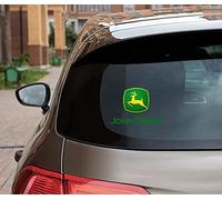 Edvoynlm Lot de 2 autocollants pour John Deere Farm Tractor Gator Farming Auto Moto Auto Tuning Autocollant de voiture Amusant Autocollants 2 pièces