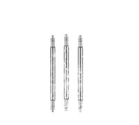 EDVTK35 2.5mm Spring Bar Link Link Pins Compatible With 20 mm / 22mm / 24mm Montre Strap Strap Diver Bar à ressort de Spring Barres de printemps Tool de réparation Watchmaker Watchmaker(10PCS,20 mm)