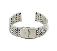 EDVTK35 20MM 22MM 316L Acier Inoxydable Perle De Riz Bracelet De Montre Compatible Avec Les Montres De Plongée(22mm)