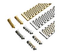 EDVTK35 Bande de montre en acier inoxydable finale 12mm 14mm 16mm 18mm 19mm 20mm 20mm Montre de remplacement Bracelet de montre Bracelet(Black,18mm)