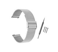 EDVTK35 Bandes de montre en acier inoxydable Bracelet Bande de remplacement Compatible avec Compatible avec ID205L / ID205G / ID205U / ID205S / ID205(Silver)