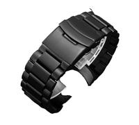EDVTK35 Bracelet De Montre En Acier Inoxydable Compatible Avec Luminox 1920 1925 1940 1945 1861 Bracelet De Montre 26 Mm(Black)