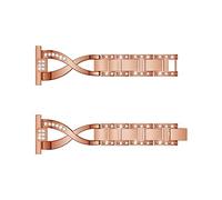 EDVTK35 Bracelet de montre en acier inoxydable de 20 mm compatible avec la Galaxy Watch Active 2 et la Gear Sport S2.(Rose gold)