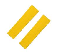 EDVTK35 Bracelet de Montre en Caoutchouc de Silicone avec Boucle en Acier Inoxydable, 20 mm, 22 mm, 24 mm, Noir, Bleu, Rouge, Jaune(Yellow,No Buckle,22mm)