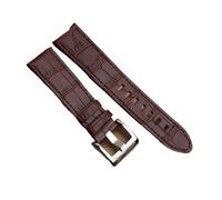 EDVTK35 Bracelet De Montre En Cuir Véritable De 22 Mm For Homme Compatible Avec Montblanc Star 36065 Wtach Band Ceinture Bracelet Marron Noir Bleu(Brown)