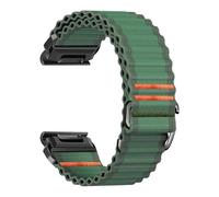 EDVTK35 Bracelet en nylon 26 mm/22 mm compatible avec Garmin Fenix 8 E, 7, 7X, 6, 6X, 5, 5X, bracelets sport compatibles avec Forerunner 965, 955, 970 et Tactix 8.(Beige,QuickFit 26mm)