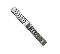 EDVTK35 Compatible rapide avec alliage de titane + bande de montre en acier inoxydable compatible avec Garmin Fenix 7x 7/6 6x pro 5x Plus bande de sangle Marq/Bracelet de ceinture enduro(Silver,Fo