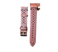 EDVTK35 Nouveau design Huile Cire Cuir Watch Bande de montre 8mm 20mm 22mm 24mm Vintage Vintage Sangle de montre Porous Handmade Accessoires(Red brown black,18mm)