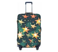 EdWal Atomic Housse de protection pour valises Motif rétro Motif étoiles Lavable Anti-rayures, Noir , M