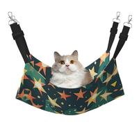 EdWal Atomic Stars Hamac de couchage doux pour chat à suspendre dans une cage - Lit réglable pour petits animaux