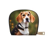 EdWal Beagle Dog Print Card Holder Unisex Credit Card Case for Men and Women Leather Card Holder Slim Business Card Holder, blanc, Taille unique