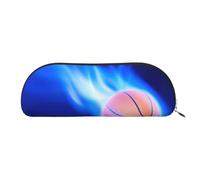 EdWal Blue Fire Trousse de maquillage avec imprimé ballon de basket-ball pour femme, doré, Taille unique, Trousse de toilette