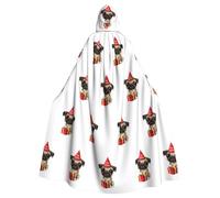 EdWal Cape à capuche unisexe pour adultes avec imprimé « Happy Birthday » - Pour Halloween et cosplay