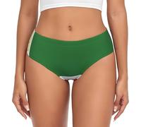 EdWal Culotte taille haute pour femme avec motif drapeau de la République tchétchène - Évacuation de l'humidité, Noir , S