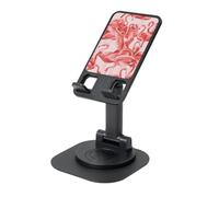 EdWal Flamingo1 Support de téléphone pliable réglable avec rotation à 360° pour bureau, essentiels de voyage