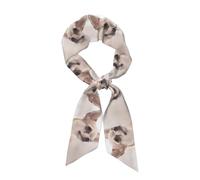 EdWal Foulards imprimés Chihuahua, écharpe tendance pour femme, écharpes en satin à angle oblique pour femme, Noir , taille unique