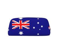 EdWal Grande trousse à crayons avec imprimé drapeau australien, trousse de papeterie, trousse de maquillage pour bureau, université, école, doré, Taille unique, Trousse de toilette