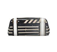 EdWal Grande trousse à crayons classique avec imprimé de film noir pour bureau, école, maquillage, Argenté., Taille unique, Trousse de toilette