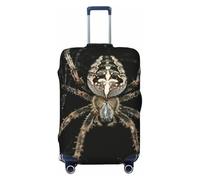 EdWal Housse de protection pour valise, motif araignée effrayante, lavable, anti-rayures, Noir , S