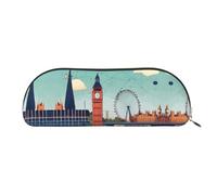 EdWal I Love London Trousse de maquillage élégante pour femme, trousse de maquillage de voyage, doré, Taille unique, Trousse de toilette