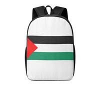 EdWal Sac à dos léger imprimé drapeau de la Palestine Unisexe Sac à dos décontracté Sac à dos de voyage élégant Sac à dos pour le travail univers, Noir , taille unique