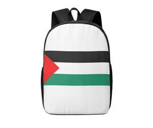 EdWal Sac à dos léger imprimé drapeau de la Palestine Unisexe Sac à dos décontracté Sac à dos de voyage élégant Sac à dos pour le travail univers, Noir , taille unique