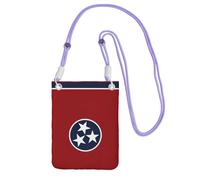 EdWal Tennessee Sac à bandoulière pour femme, mini porte-monnaie pour téléphone, joli portefeuille pour téléphone, pour randonnée, voyage, violet, Taille unique