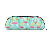 EdWal Trousse de maquillage imprimée flamant rose, trousse, boîte à crayons, pochette à crayons élégante pour femmes, voyage cosmétique, silverl, One size, Trousse de toilette