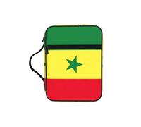 EdWal Trousse de toilette avec motif drapeau du Sénégal - Avec poignée robuste - Pour ranger des livres, des outils et des livres