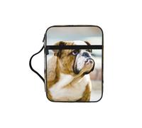EdWal Trousse de toilette avec poignée robuste et motif bouledogue anglais - Pour ranger des livres, des outils ou des livres