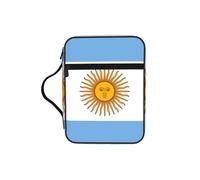 EdWal Trousse de toilette avec poignée robuste et motif drapeau argentin, pour ranger vos livres, etc