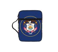 EdWal Trousse de toilette avec poignée robuste et motif drapeau de l'Utah - Pour ranger des outils ou des livres
