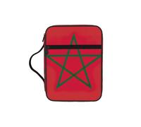 EdWal Trousse de toilette avec poignée robuste Motif drapeau du Maroc