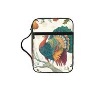 EdWal Trousse de toilette avec poignée robuste pour la Bible Imprimé Turquie de Thanksgiving Petit sac à outils pour livres